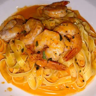 fettuccine shrimp alla vodka