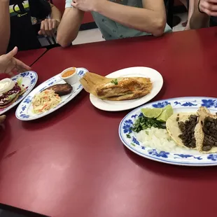 Guatemalan tamale y empanada!