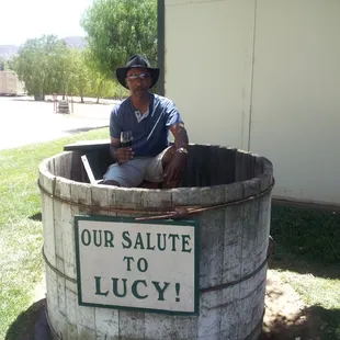 Lucille Ball's Barrel