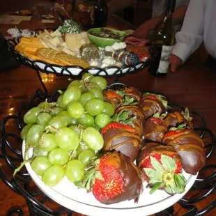 Cheese and Fruit Trays per Debbie!