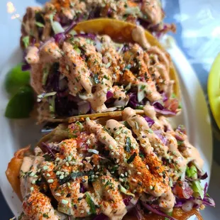 Tacos Capeado de Camarn (Battered Shrimp Tacos). So good!!