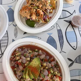 Botana De Camaron Y Pulpo Pa' Picar