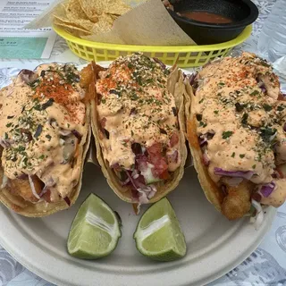 Super 'Baja Style' Fish Tacos