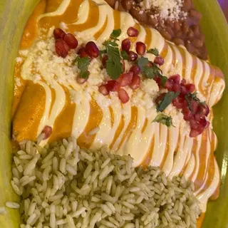 Spring Veggie Enchiladas