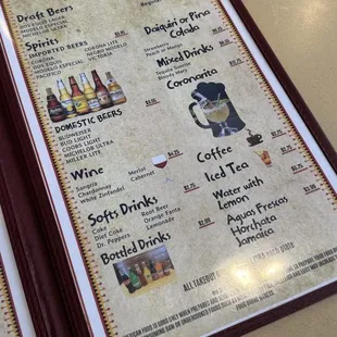 Beverage Menu