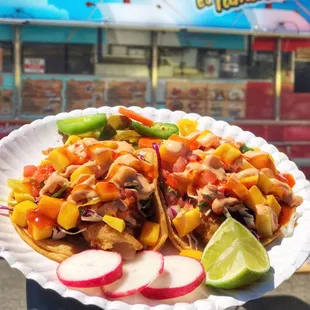Mango Habanero Baja Tacos!