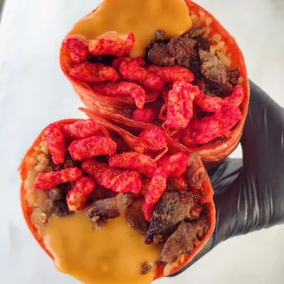 Hot Cheetos Burrito
