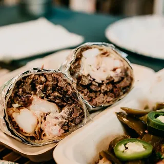 Steak and Shrimp Burrito