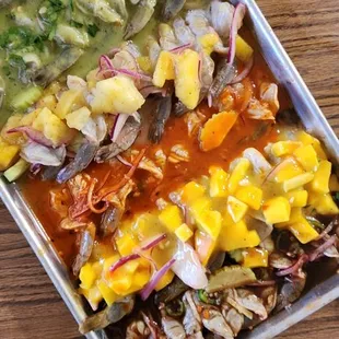 Aguachile platter