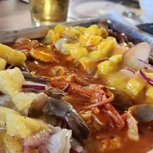 paella, food