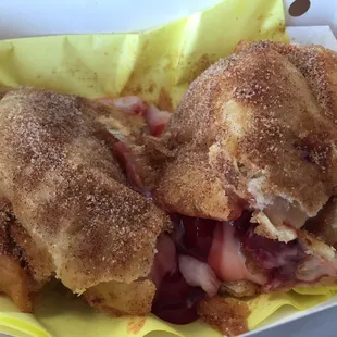 Cherry cheesecake fried pie