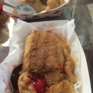 Cherry and apple fried pies. Yummy
