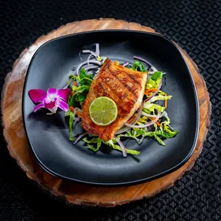 a plate of food