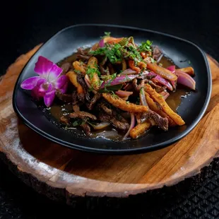 a plate of food