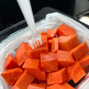 Fresh, sweet papaya