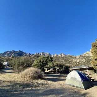 Camping in the Organ Mountains