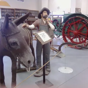 One of many displays inside.