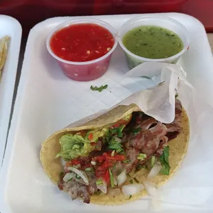 Taco de cecina