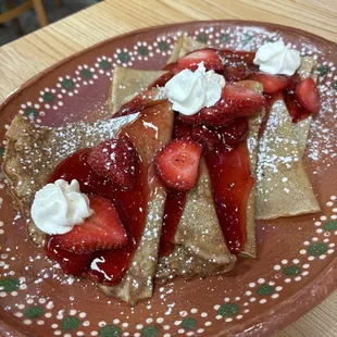 Strawberry Crepes