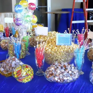 Rotary Club's Candy Buffet of Candy that was available 100 years ago