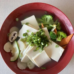 Vegetable Tofu Soup