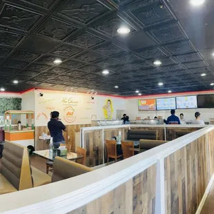 the interior of a restaurant