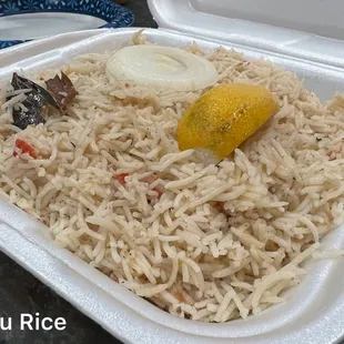 Pilau Rice ~ it's like flavored rice; better than plain Basmati Rice ~