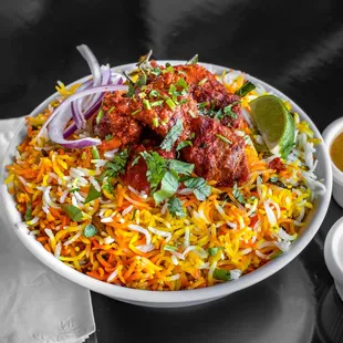 paella, food
