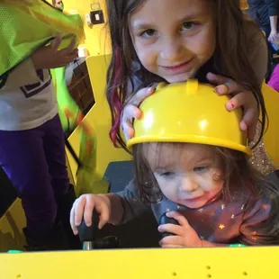 Playing in the construction zone