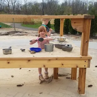 The open air kitchen was a hit!