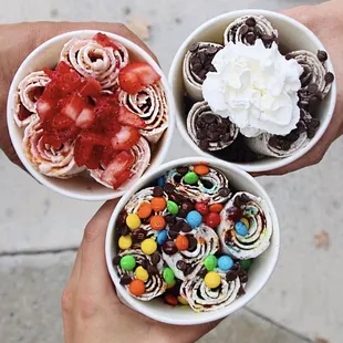 Strawberry ice cream