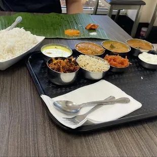 Banana Leaf Meal. Great meal!