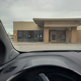 Drive Thru and entrance