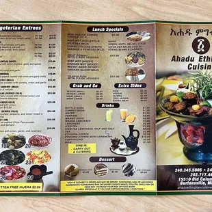Food & Drinks Menu