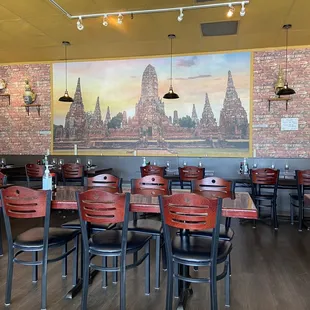 the interior of a restaurant