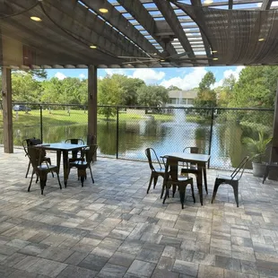 Outdoor seating area