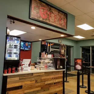 View of Ahava Coffee Kiosk