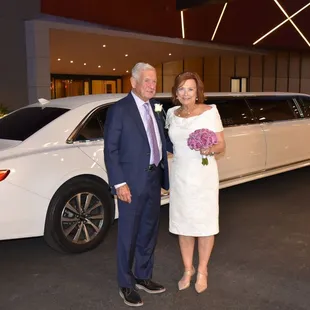 Arriving at the reception