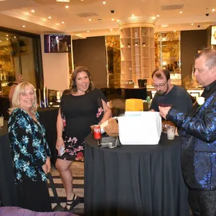 Family at the reception