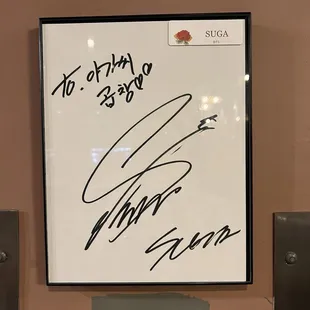 Suga from BTS has been here!