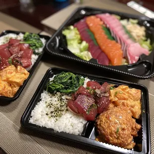 food, sushi and sashimi