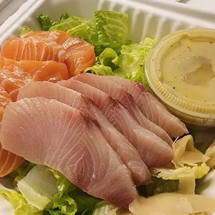 Ahi Hamachi Salad Plate
