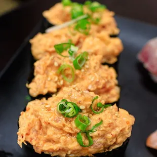Spicy ahi nigiri