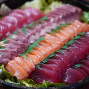 Hamachi / Salmon &amp; Ahi (L-R) *12/31/23