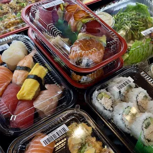 Great selection of sushi, so fresh!