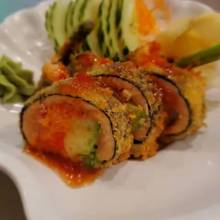 *Crunchy Salmon Roll