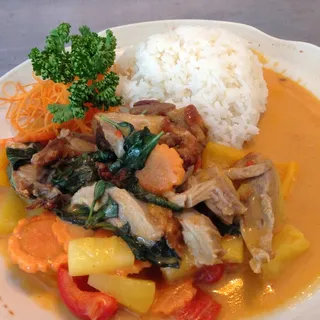 Pineapple Red Curry Duck