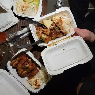 chicken wings and fried chicken, food