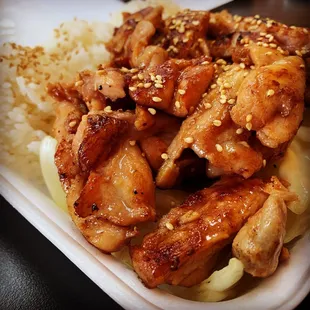 And when I looked The moon had turned to gold  Chicken Teriyaki from #AhiHawaiianBarbecue