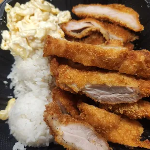 Chicken Katsu plate.